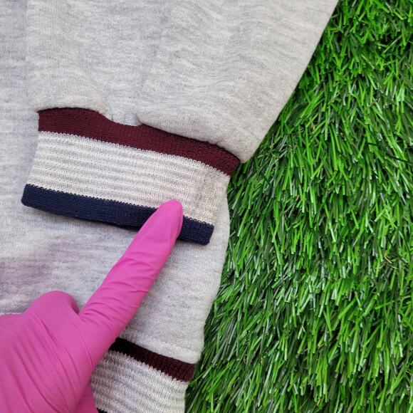 Vintage 90s MacGregor Ringer Sweatshirt Womens XL 22x23 Boxy - Picture 9 of 16